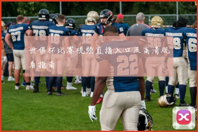 世俱杯比赛视频直播入口及高清观看指南